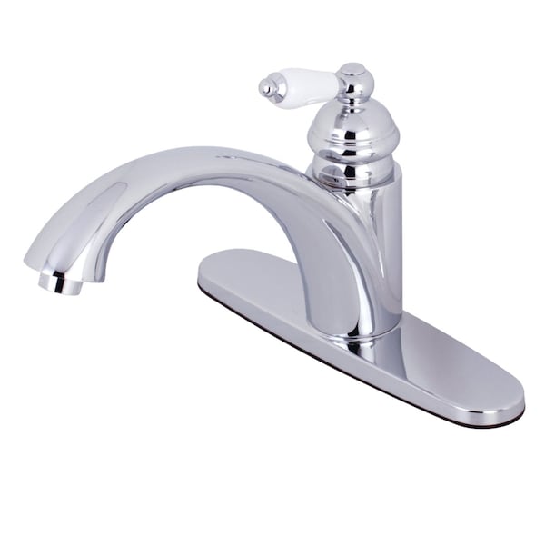 Kingston Brass KS6571PLLS Single-Handle Kitchen Faucet, Polished Chrome KS6571PLLS - main